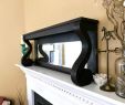 Fireplace Corbels Unique Antique Wooden Mantel with Mirror