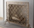 Fireplace Cover Screen Elegant Lexington Single Panel Fireplace Screen