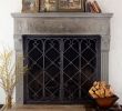 Fireplace Cover Screen Elegant Savvy Home Mantle Styling