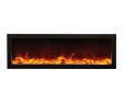 Fireplace Crystals Beautiful Amantii Panorama Deep 50″ Built In Indoor Outdoor Electric