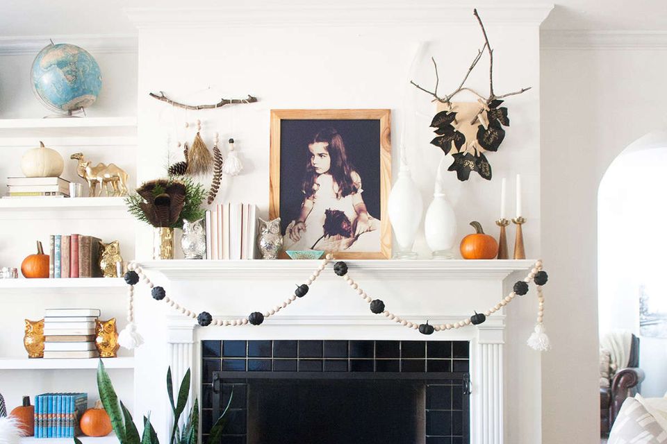 Fireplace Decor Ideas Modern Lovely 35 Beautiful Fall Mantel Decorating Ideas