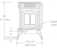 Fireplace Dimensions Unique Radiance Direct Vent Gas Stoves by Vermont Castings