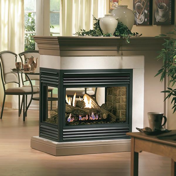 Fireplace Direct Vent Elegant Kingsman Direct Vent Peninsula Fireplace