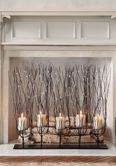 Fireplace Display Inspirational Fireplace Candle Displays to Make Your Home Cozier