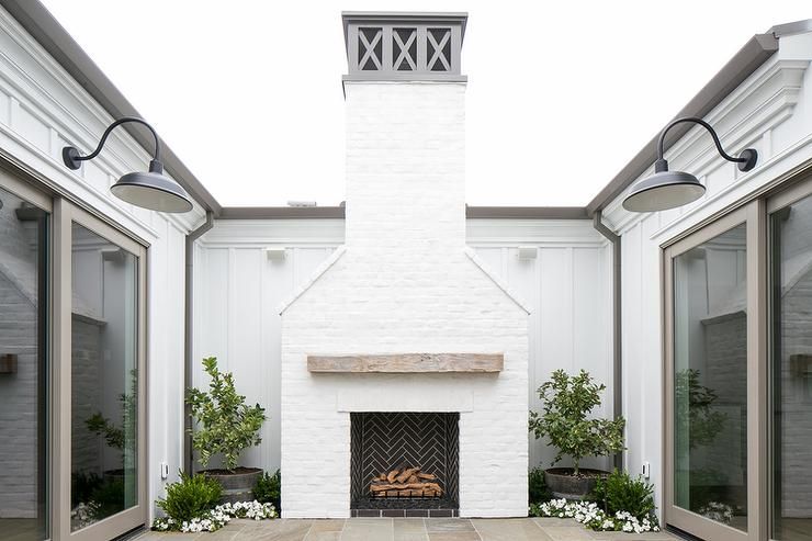 Fireplace Door Glass Awesome Two Pairs Of Gray Sliding Glass Doors Facing Each Other