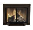 Fireplace Door Glass Best Of Pleasant Hearth Glacier Bay Medium Bifold Bay Fireplace