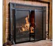 Fireplace Door Installation Fresh Single Panel Steel Fireplace Screen In 2019