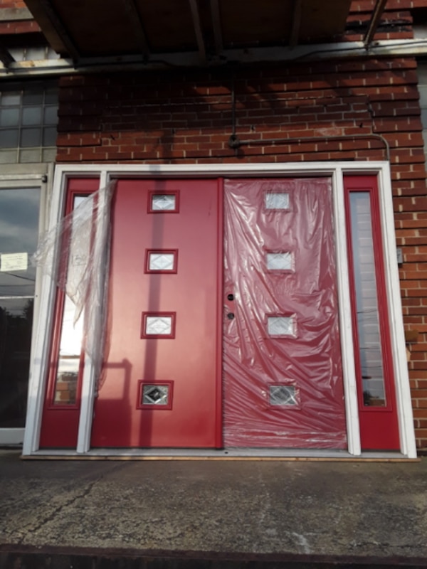 Fireplace Doors Glass Luxury French Entry Door W Sidelites and Decorative Glass