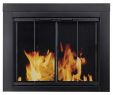 Fireplace Enclosure Beautiful Pleasant Hearth at 1000 ascot Fireplace Glass Door Black Small