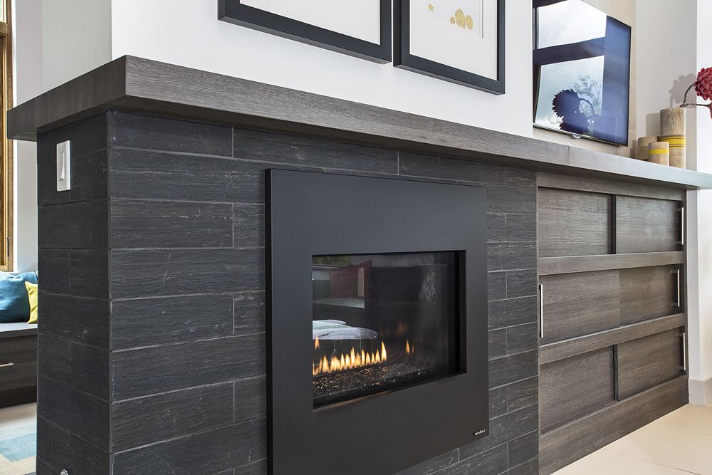 Fireplace Enclosure Best Of Warm Up with This Modern Gas Fireplace Featuring A Sleek