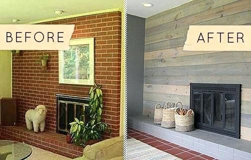 Fireplace Facelifts Elegant Stucco Over Brick Fireplace Reclaimed Wood Fireplace Cover