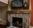 Fireplace Facing New Hand Hewn Century Old Barn Beam Mantel Design