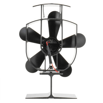 5 Blade Heat Powered Wood Stove Fan 1100rpm Ultra Quiet Fireplace Wood Burning Eco Fan 4b4a58d6 c36e 4881 a847 555f2c0359fe