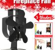 Fireplace Fans Inspirational 5 Blade Heat Powered Wood Stove Fan 1100rpm Ultra Quiet Fireplace Wood Burning Eco Fan