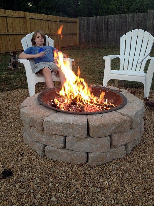 Fireplace Fire Pit Beautiful Make Your Own Diy Backyard Fire Pit Cheap Weekend Project