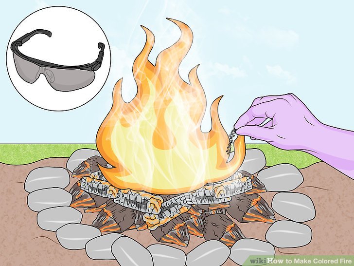 Fireplace Fire Starters Best Of 4 Ways to Make Colored Fire Wikihow