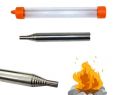 Fireplace Fire Starters Unique Pocket Bellow Telescopic Blowpipe Blow Fire Tube Outdoor Camping Survival Picnic Retractable Blowpipe Mini Fire Starter tool Roof Prism Binoculars