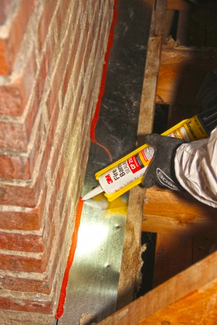 Fireplace Flashing Inspirational Sealing A Chimney Chase