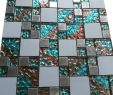Fireplace Floor Tiles Beautiful 2019 European Style Stainless Steel and Blue Brown Foil Crystal Glass Mosaic Tile for Kitchen Backsplash Fireplace Living Room sofa Backdrop From