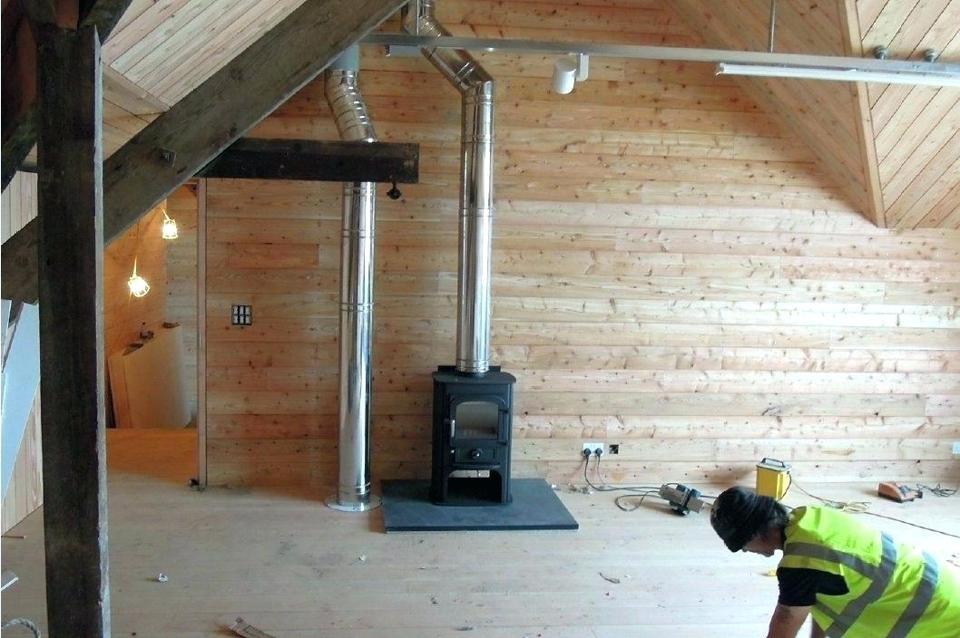 stove pipe through wall chimney kit wood cover burner
