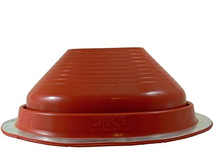 Dektite 8 Red Silicone Metal Roof Pipe Flashing Round Base Pipe OD 7" 13" 61XJ59EfNnL SX425