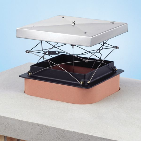 Fireplace Flute Fresh Lock top 8×8 Chimney Cap Damper Products In 2019