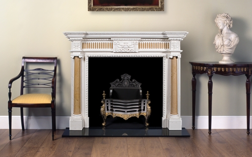 Fireplace Flutes Lovely Sandringham Marble Fireplace English Fireplaces