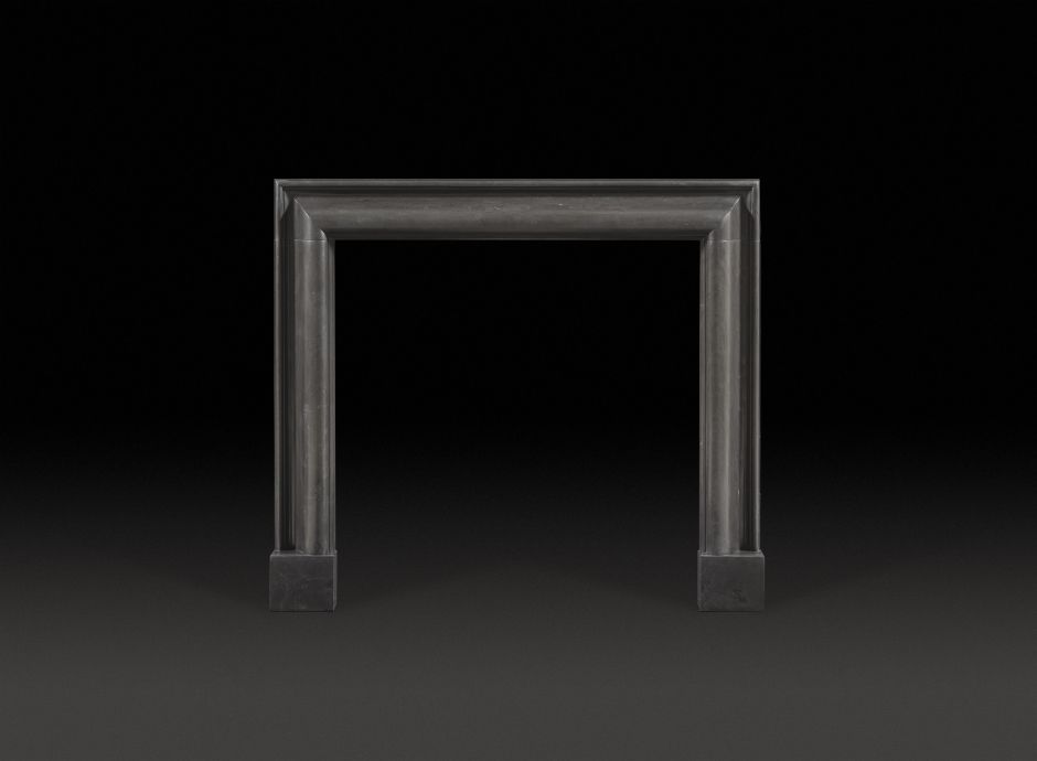 Fireplace Flutes Luxury Bolection Fireplace In Black Marble