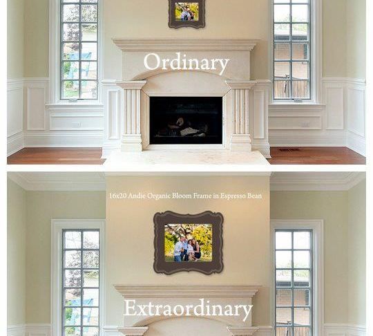 Fireplace Framing Lovely 8x10 Vs 16x20 Big Difference the Wall