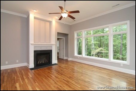 Fireplace Framing New Floor to Ceiling White Columns Frame the Fireplace for A