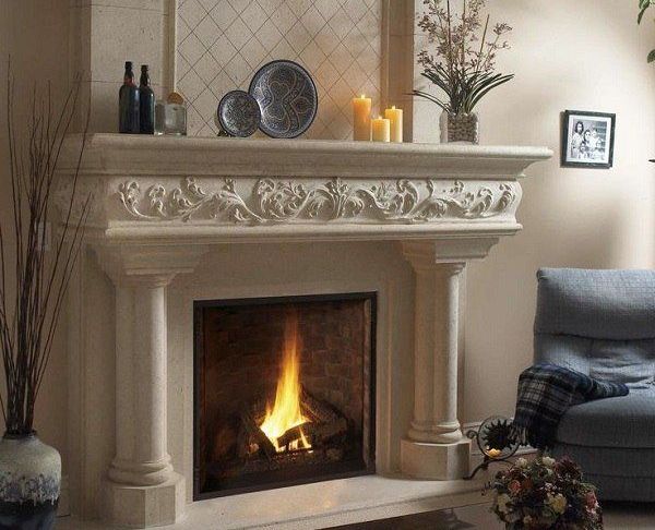 Fireplace Furnishings New Stylish Fireplace Mantel Decor Candles Flowers Elegant