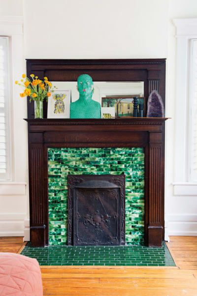 Fireplace Galleries Luxury Patterned Tile Fireplace Inspiration and Ideas