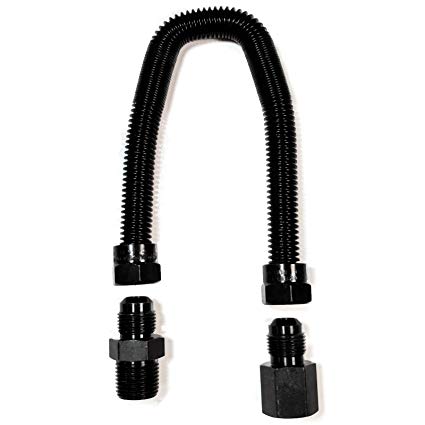 Fireplace Gas Line Installation Awesome Midwest Hearth Whistle Free Gas Flex Line for Fire Pit and Fireplace Black Coated Stainless Steel 12" Long