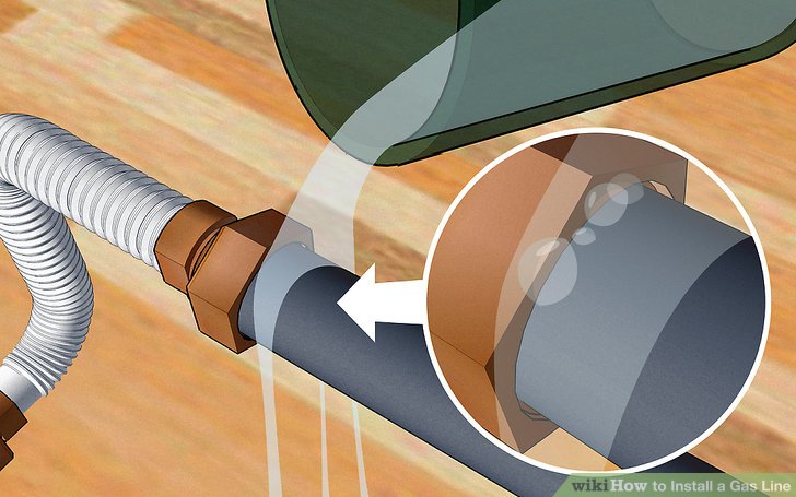 Fireplace Gas Line Installation Inspirational How to Install A Gas Line 6 Steps with Wikihow