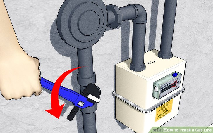 Fireplace Gas Line Installation New How to Install A Gas Line 6 Steps with Wikihow