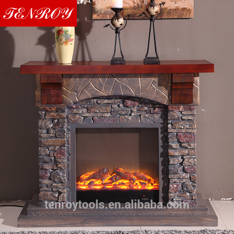 Fashion And Retro Imitation Stone Led Flame Fireplace With Heating Decoration Function Buy posite Stone Fireplaces Grey Stone Fireplace Imitation Fashion and retro imitation stone led flame
