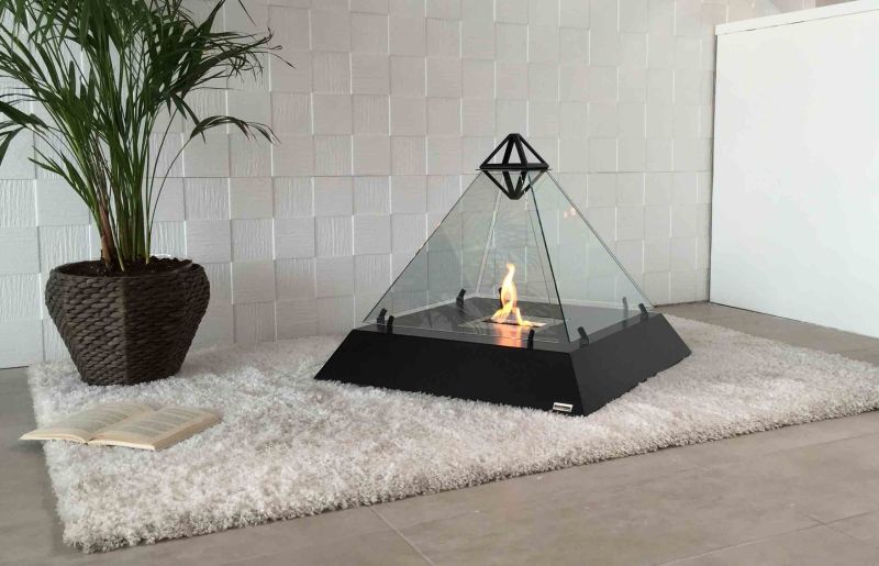Fireplace Glass Cover Elegant Biokamino S Louvre Fireplace Takes Inspiration From I M