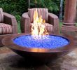 Fireplace Glass Stones Beautiful 48" Es Natural Gas Fire Pit Auto Ignition Copper with