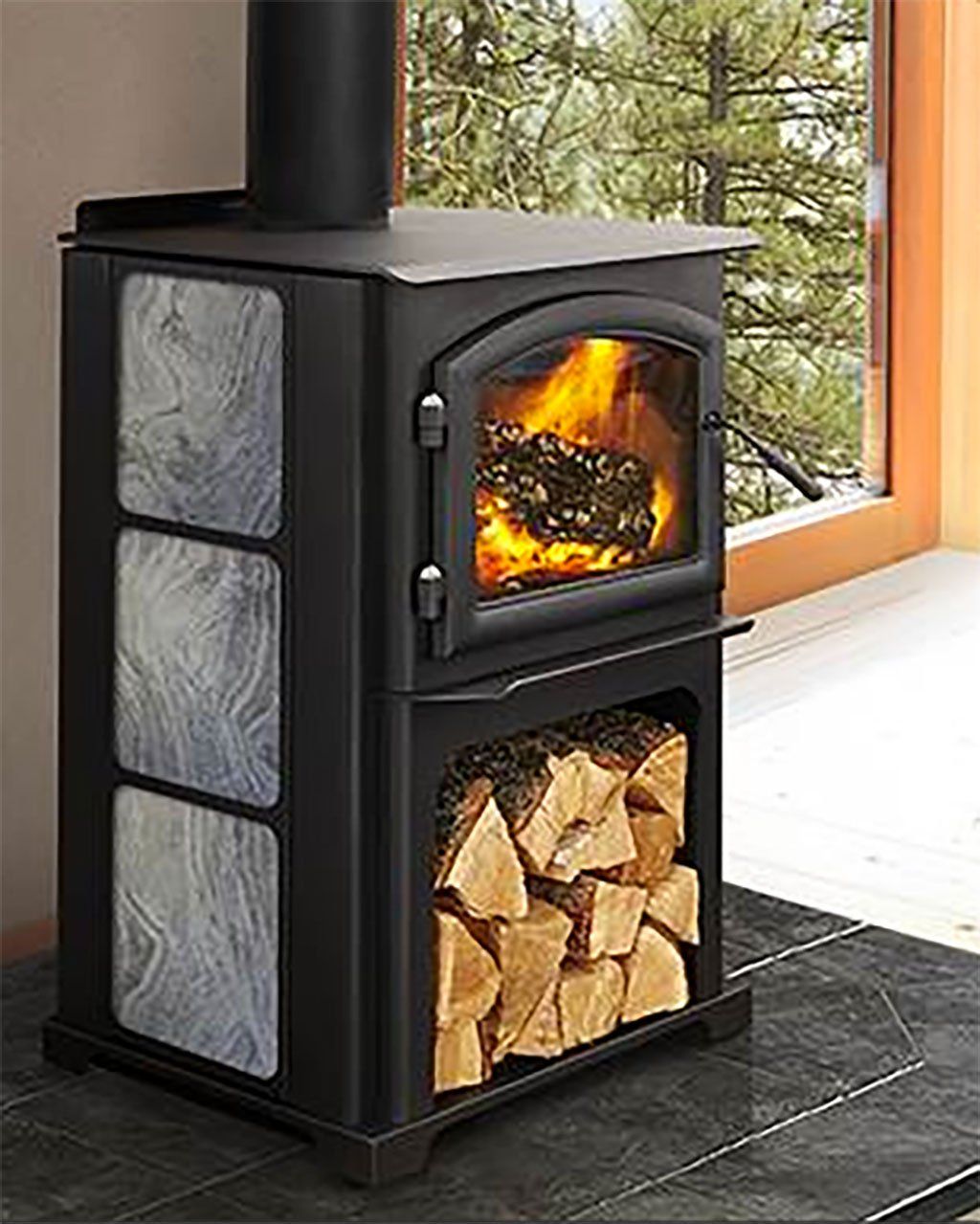 Fireplace Grate Heater Beautiful Quadra Fire 3100 Limited Edition Wood Stove Classic Black