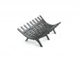 Fireplace Grate Heater Unique Small Heavy Duty solid Cast Iron Saf T Grate with 4 Legs
