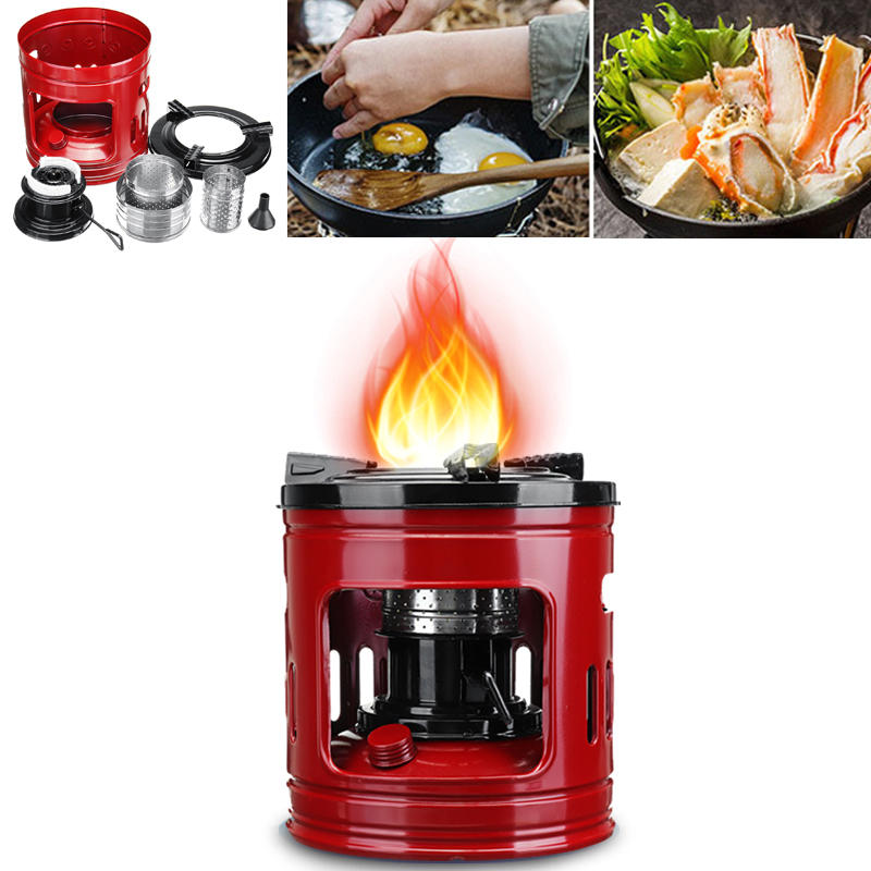 Portable Cooking Stove Outdoor Pocket 8 Wicks Kerosene Stove Burner for Camping Heaters Equipment d fe8d 46c5 833f f1a53fcea85f