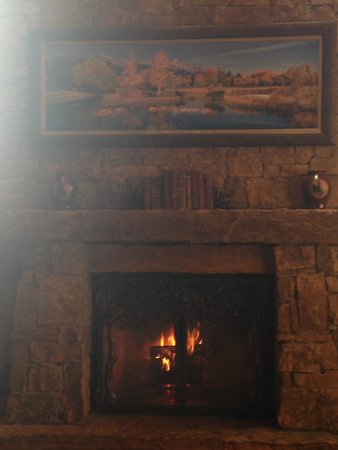 Fireplace in hotel lobby Picture of Wyoming Inn of Jackson wyoming inn of jackson
