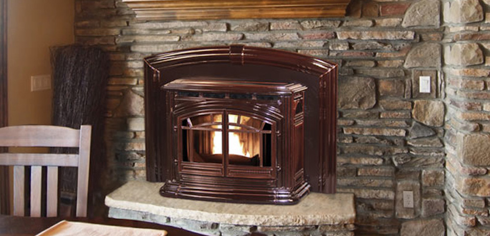 Enviro M55 Cast Iron Pellet Fireplace Insert – InSeason enviro pellet stove M55CI 2