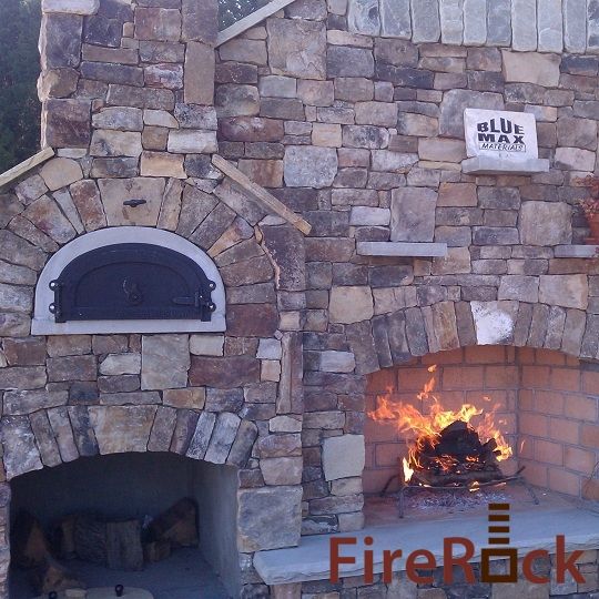 Fireplace Kits Outdoor Elegant Firerock Outdoor Fireplace Kit and Outdoor Oven