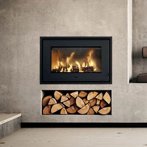 Fireplace Log Beautiful Image Result for Built In Log Burner with Logs Underneath