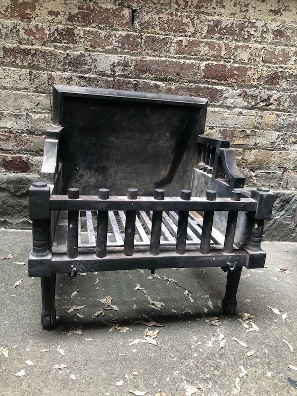 Antique Cast Iron Fireplace Grate Box 36ffd44a28f5fc12ebeb5cce6e5aee69