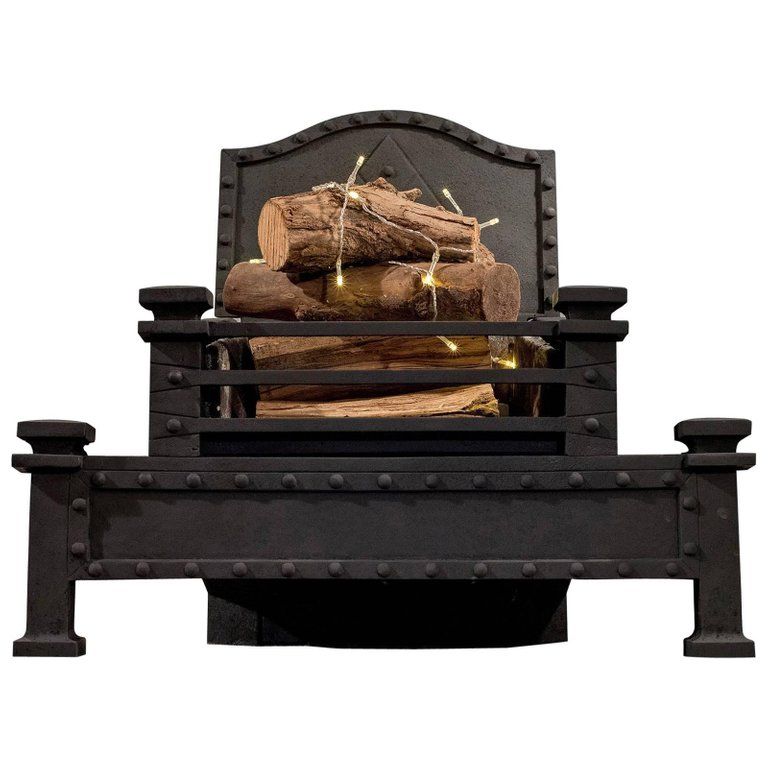 Antique Fire Grate Freestanding Basket Coal or Wood e4f84a7766c3af41c77e12e8896b5a6b