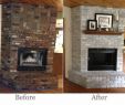 Fireplace Makeover Inspirational Brick Fireplace Makeover – before and after Ideas and Cool