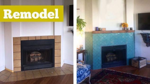 Fireplace Makeovers Beautiful Fireplace Makeover Learn How to Tile Fireplaces Mantels