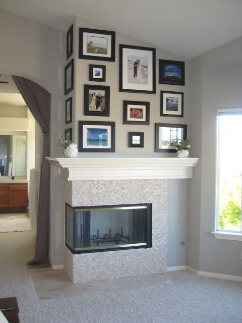 Fireplace Makeovers before and after Elegant Corner Fireplace Makeover Kamin En In 2019